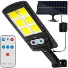 Malatec Solar 120 LED COB útlámpa PIR mozgásérzékelővel + távirányító 2