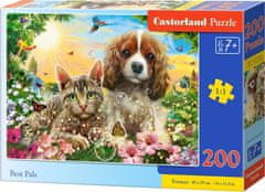 Castorland Puzzle legjobb barátok 200 darab