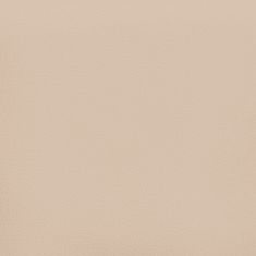 shumee cappuccino színű műbőr rugós ágykeret 180x200 cm