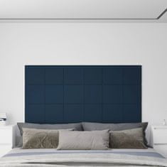 Greatstore 12 db kék bársony fali panel 60x30 cm 2,16 m²