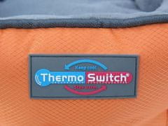 Thermoswitch Kétoldalas kutyaágy SANTORINI narancssárga szürke L narancssárga