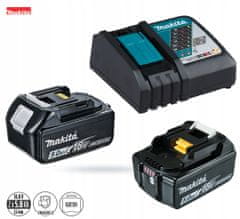 Makita DC18RC töltő + 2 akkumulátor BL1850B 5Ah LXT