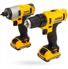 DeWalt DCK211D2T készlet, fúrógép 10,8V + elektromos szerszám