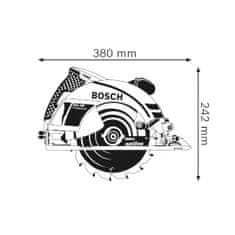 BOSCH Körfűrész 1400W 190x30mm GKS 190