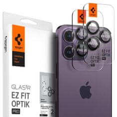 Spigen Optik.Tr 2x üvegfólia kamerára iPhone 14 Pro / 14 Pro Max, fekete
