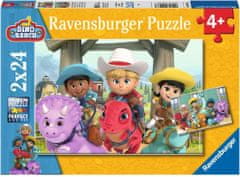 Ravensburger Puzzle Dino Ranch 2x24 darab