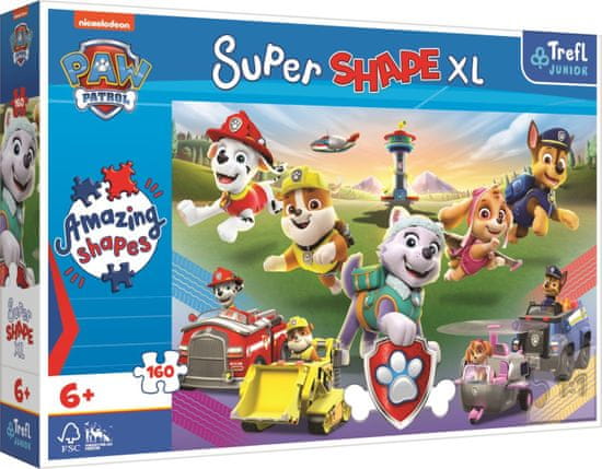 Trefl Puzzle Super Shape XL Mancs őrjárat 160 darabos puzzle