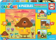 EDUCA Puzzle Hey Duggee 4in1 (12,16,20,25 darab)