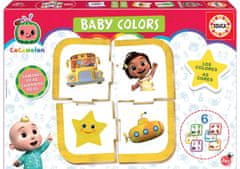 EDUCA Baby puzzle CoComelon: Ismerd meg a színeket 6x4 darab