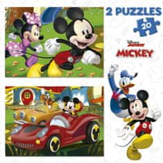 EDUCA Puzzle Mickey egér: Vidámpark 2x20 darab