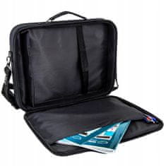 Northix Esperanza - Laptop táska, 15,6" - fekete 