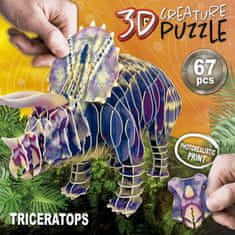 EDUCA 3D puzzle Triceratops 67 darab