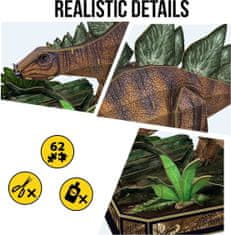 CubicFun 3D puzzle National Geographic: Stegosaurus 62 darab