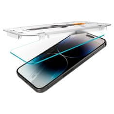 Spigen EDZETT ÜVEG SPIGEN GLAS.TR "EZ FIT" 2 CSOMAGOS IPHONE 14 PRO CLEAR