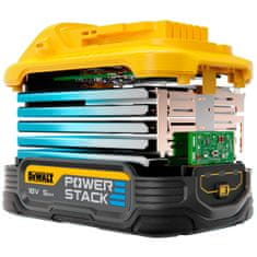 DeWalt Csiszológép 125mm 2x5Ah PowerStack DCG405H2T