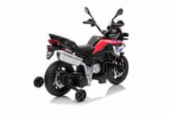 Beneo BMW F850 GS elektromos motor, eredeti licenc, 12V akku, puha EVA kerekek, 2 x 35W motor, LED lámpák