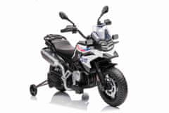 Beneo BMW F850 GS elektromos motor, eredeti licenc, 12V akku, puha EVA kerekek, 2 x 35W motor, LED lámpák