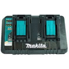 Makita DC18RD + 4aku BL1850B 5,0Ah töltőkészlet DC18RD + 4aku BL1850B 5,0Ah