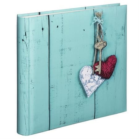 Hama album classic RUSTICO 30x30 cm, 100 oldal, Love Key, Szerelemkulcs