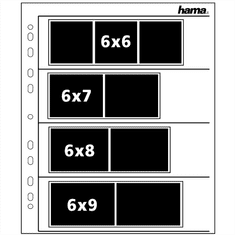 Hama negatív borító, 24x36 mm, pergamen matt, 25 db