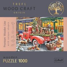 Trefl Wood Craft Origin puzzle Mikulás kis segítői 1000 darab