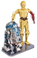 Metal Earth 3D puzzle Star Wars: R2D2 és C-3PO (deluxe szett)