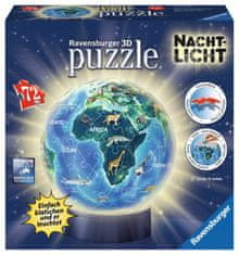 Ravensburger 3D csillogó puzzle gömb éjszakai gömb 72 darab