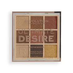 Makeup Revolution Szemhéjfesték paletta Ultimate Desire Shadow Palette Into the Bronze 8,1 g