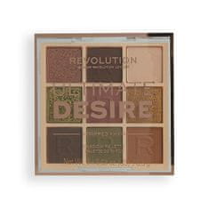 Makeup Revolution Szemhéjfesték paletta Ultimate Desire Shadow Palette Stripped Khaki 8,1 g