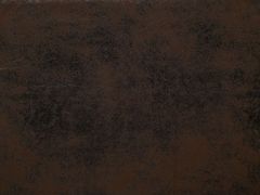 Beliani Barna Bőrhatású Cserélhető Ágykeret Huzat 180 x 200 cm FITOU