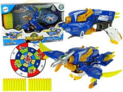 shumee Dinobotok 2 az 1-ben Dinosaur Dart Gun Blue Pterosaur Shield