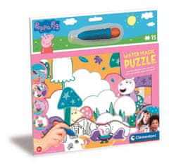 Clementoni Vízfestmény Puzzle Vízvarázs: Peppa Pig 15 darab