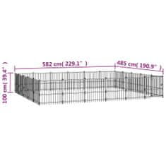 shumee acél kültéri kutyakennel 28,23 m²