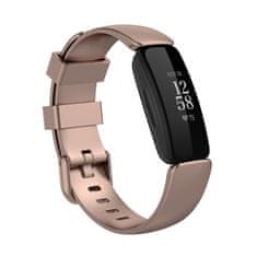 BStrap Silicone szíj Fitbit Inspire 2, rose gold