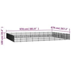 shumee acél kültéri kutyakennel 65,86 m²