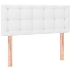 Greatstore fehér műbőr LED-es fejtámla 100 x 5 x 78/88 cm