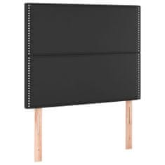 Greatstore fekete műbőr LED-es fejtámla 90x5x118/128 cm