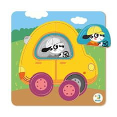 DoDo Puzzle Car 5 darab