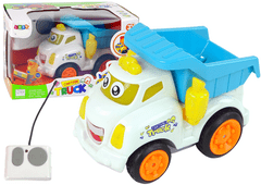 shumee Távirányítós dömper autó fehér távirányító kisgyermek számára