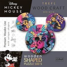 Trefl Wood Craft Origin puzzle Mickey Mouse 505 darab