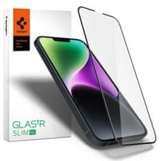 Spigen EDZETT ÜVEG SPIGEN GLASS FC IPHONE 13 / 13 PRO / 14 FEKETE