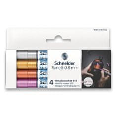 Schneider Paint-It 010 készlet V1, 4 színben, fém filctoll Paint-It 010, 4 színben