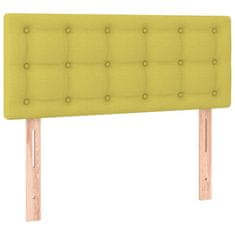 Greatstore zöld szövet LED-es fejtámla 100x5x78/88 cm