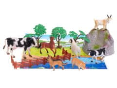 shumee Figurki zwierzęta zagrodowe farma 7szt + mata i akcesoria zestaw
