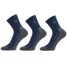 Voxx 3PACK Sötétkék zokni (Barefootan-darkblue) - méret S