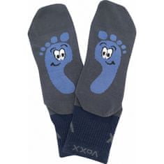 Voxx 3PACK Sötétkék zokni (Barefootan-darkblue) - méret S