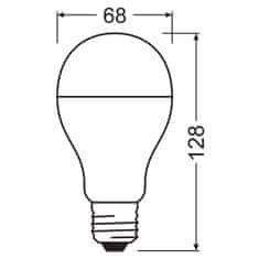 Osram 3x LED izzó E27 A60 19W = 150W 2452lm 3000K Meleg fehér 200°