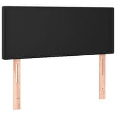 Greatstore fekete műbőr LED-es fejtámla 80 x 5 x 78/88 cm