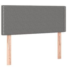 Greatstore sötétszürke szövet LED-es fejtámla 90x5x78/88 cm