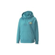 Puma Pulcsik kiképzés türkiz 176 - 181 cm/L Swxp Graphic Hoodie TR